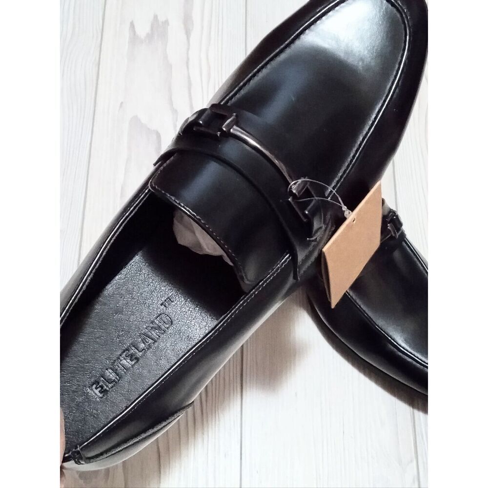 (T-4797) Eliteland Men's Dress Penny Loafers, Mens Business Formal Loafer Sz 12 - Picture 6 of 16